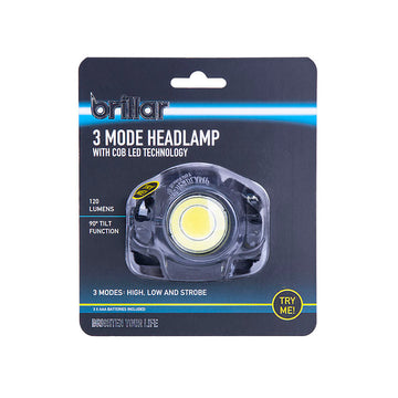 Brillar - 3 Mode Headlamp With COB LED Technology